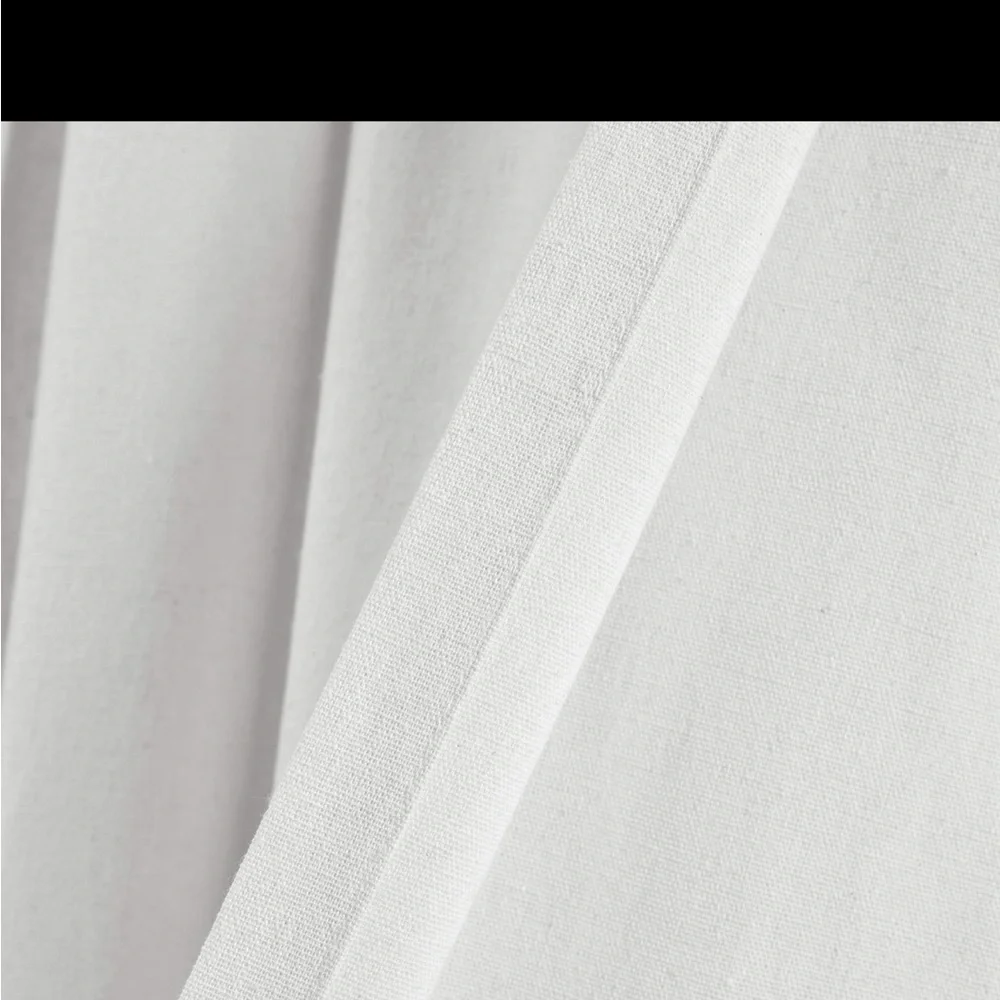 Lush Decor Boho Pom Pom Tassel Linen Window Curtain Panel - Picture 4 of 6